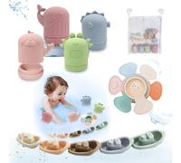 Giochi Bagnetto, 15 Pezzi Giocattoli da Bagno per Bambini