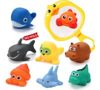 Giochi Bagnetto Neonato Set 9 Pezzi Giochi da Bagno Senza Muffa Senza Foro