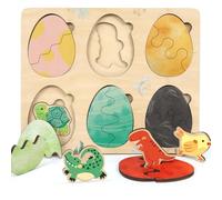 Giochi bambini 1 anno, Giochi in legno per bambini 1 anno, Guscio d'uovo Animale Montessori Giochi Educativi - Giocattoli Gioco Bambini Bambino Bambina 10-36 mesi Femmina Maschio Regalo Compleanno