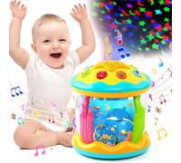 Giochi Bambini 1 Anno Rotante Giochi Neonato 6-9 Mesi Montessori Regali Bambini 1 Anno con Luci/Musicali Gioco Regalo Bimbo Bambino 1 2 3 Anno Giochi Bimba Montessori 6 8 12 18 Mesi Compleanno Natale