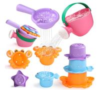 Giochi Bambini 1 Anno Set Bagnetto Neonato Gioco Bambino 1 Anno Giochi Bagnetto Neonato Acqua Bambini con Tema Mare Animali Interattivi per Bambinis Regalo Bambina Bambino 1 2 Anni