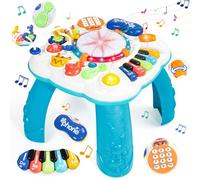 Giochi Bambini 1 Anno, Tavolo Multiattivita Bambini con Luci,Musica e Suoni