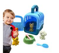 GIOCHI CANI - GIOCHIO DAGGI DANNO | Pet Care Cage Play Set 8ps Educational Dog Care Cage Playset | FINT TOYY A NAST Per I Bambini Play Simulazione Veteria Simulazione Di Animali Interactive Anima