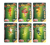 Giochi Che Cambiano Colore - 6 Pezzi Figure Di Animali Lucertole,Regalo per Feste per Classe Ragazzi Ragazze Bambini dai 3 Anni Esperimento Scientifico