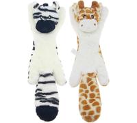 Giochi Con Squeak per Cani 2 Pacchi, Non Imbottiti, in Peluche, Sicuri E Non Tos
