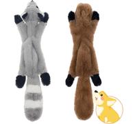 Giochi Con Squeak per Cani 2 Pacchi, Non Imbottiti, in Peluche, Sicuri E Non Tos