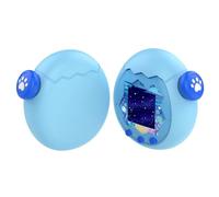 Giochi Console Soft Cover Silicone liquido Resistente alla caduta Carino Coperchio di protezione e pulsante cap Antiscivolo per Tamagotchi Paradiso con la cordicella Giochi Accessori (blue)