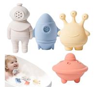 Giochi Da Bagno Per Bambini,Giocattoli per Bagnetto a Tema Spaziale | Accessori Scomponibili Con Design Sensoriale Per Spiaggia Piscina Viaggi Compleanni Pasqua