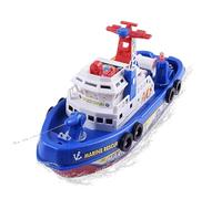 Giochi da Bagno per Bambini Nave Pompiere Elettrica con Getto d'Acqua