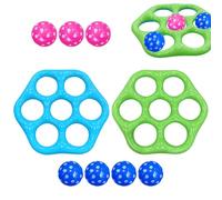 Giochi da Piscina,Anello Gonfiabile per Giochi d'Acqua con Lancio di Palline - Gioco di Lancio degli Anelli da Spiaggia - per le Feste in Famiglia le Vacanze i Viaggi all'Aperto al Lago al