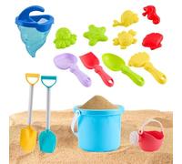 Giochi Da Sabbiera - 15 Pezzi Per Il Portatile E Colorato | Giochi Da Spiaggia Sabbia | Ideale Per Bambini E Bambine, Esterno, Piscina, Fiume, Mare, Acqua, Vacanze Estive Divertenti