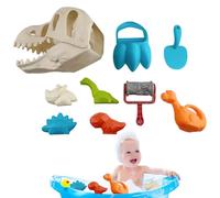 Giochi da Sabbiera - Gioco Acquatico Divertente E Colorato Con Dinosauri - Giocattoli per Scavo Spiaggia Estate Viaggio | Per Bambini Ragazze Ragazzi Vacanze Estive Campeggio Giardino Interno