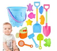 Giochi da Spiaggia per Bambini - Gioco all'Aperto con Stampini di Animali | Set di Giocattoli con Secchiello e Pala da Sabbia | Per L'Estate, Il Compleanno, L'Inizio Della Scuola, Ragazze, Ragazzi E B