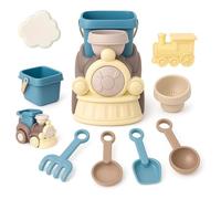 Giochi da Spiaggia per Bambini - Gioco di Scavo con Sabbia all'Aperto | Set Giocattolo e Secchiello da Spiaggia - per Bambini Bambine Viaggi Vacanze Resort Mare Giardino Cortile Bordopiscina