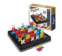 Giochi da Tavolo 3D Giocattolo 3D Multigiocatore Interattivo Portatile | Rompicapo Logico per la Mente per Bambini Adulti Famiglie Serate a Casa Festa Campeggio Aereo