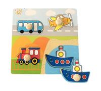 Giochi Da Tavolo Cognitivi: Puzzle Di Abbinamento, Tabellone Da Viaggio Educativo, Strumento Per L'apprendimento Precoce | Puzzle A Forma Di Presa Per Bambini Divertenti 2 Ai 5