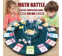 Giochi da Tavolo di Matematica - Gioco per Abilità Numeriche - Giocattolo Educativo di Moltiplicazione e Divisione per Bambini Genitori Studenti delle Elementari Programmi Dopo Scuola Homeschooling