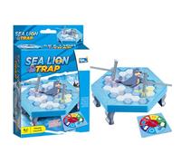 Giochi da tavolo - Gioco Animali sul ghiaccio, Attività di salvataggio degli animali | Giochi strategici educativi per due giocatori | Attività di salvataggio degli animalii per l'apprendimento precoc