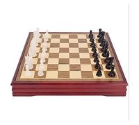 Giochi Da Tavolo Per 2 Giocatori Set Di Scacchi Da Gioco Da Tavolo Da 14,7 Pollici, Scacchiera In Legno E Pezzi Degli Scacchi In Agata Di Cristallo Fatti A Mano Interni Esterni