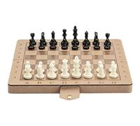 Giochi Da Tavolo Per 2 Giocatori Set di scacchi magnetici, scacchiera in pelle, giunti educativi di scacchiera for ragazzi, ragazze, giochi familiari Interni Esterni