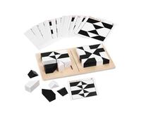 Giochi da tavolo puzzle con blocchi di legno, rompicapo rompicapo con 40 sfide, giocattoli cerebrali per bambini, giocattoli Montessori per ragazzi e ragazze, viaggi