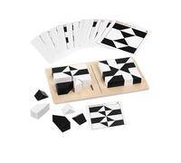 Giochi da tavolo puzzle con blocchi di legno, rompicapo rompicapo con 40 sfide, giocattoli cerebrali per bambini, giocattoli Montessori per ragazzi e ragazze, viaggi