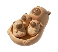 Giochi Da Vasca Per Bambini, Gioco Animali Acquatici Famiglia Capibara Per Vasca, Capibara Galleggiante Interattivo Per Giocare In Acqua In Vasca Piscina E Spiaggia