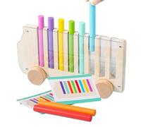 Giochi di abbinamento colori | Set sensoriali educativi e divertenti | Giochi di Inserimento Bastoncini per Ordinare i Colori,per Bambini e Bambine, per Casa, Scuola