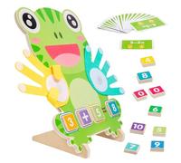 Giochi di Addizione | Set Educativo Prescolare in Legno - Regalo Bambini Matematica A Colori per Casa Scuola Asilo Compleanno Festa Natale