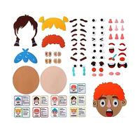 AWHAO Giochi di apprendimento Socio- per Bambini Giochi di Facce Buffe Giocattolo educativo per Bambini