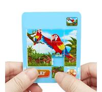 Giochi di biglie per bambini, Gioco di abilità da tavolo con flipper - Gioco di puzzle sicuro Disegni di animali dei cartoni animati Flipper | Rompicapo giocattolo educativo portatile per bambini, rag