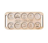 Giochi di Caccia al Tesoro per Bambini | Giocattoli in Legno con Illustrazioni Naturalistiche - Gioco da Esterno per Campeggio Compleanno,Attività Educativa Prescolare per Viaggi Regalo Regali