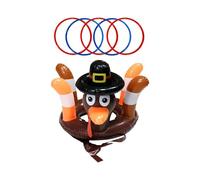 Giochi Di Carnevale - Gonfiabile 26 x 20 cm | Gioco Di Anelli Cappello , Festa del Ringraziamento | per Compleanno Campeggio Spiaggia Classe Scuola Picnic