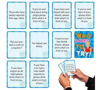 Giochi Di Carte Per Adulti | 50 Carte Da Bere Per Multigiocatore - Giochi Di Società | Per L Intrattenimento In Ambiente Domestico Durante Viaggi Feste E Incontri Sociali E Per La Ricreazione