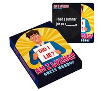 Giochi di carte per feste - Am I Lying Guessing Games - Deck interattivo per riunioni di famiglia, azienda, team building, feste di compleanno, donne e uomini