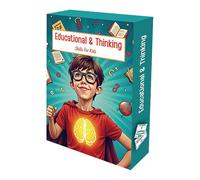 Giochi di carte | Toys di apprendimento della narrazione | Attività interattiva compatta set con 55 carte | Logica creativa e strumento di risoluzione dei problemi per la scuola materna, la scuola, la