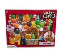 Giocheria GGI190412 Giochi di CASA - Set Food Gigante 80 Pezzi