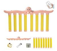 Giochi di cattura bastoncini, giochi per famiglie per bambini e adulti, gioco di reazione, gioco di reazione Drop Catch Win It, regolabile a 3 velocità che promuove la coordinazione occhio-mano