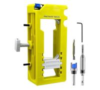 Giochi di cerniera modello router - kit mastice della cerniera della porta, cuscinetti in silicone non slip | Guida di taglio telaio della porta di carpenteria in legno, strumento di insta