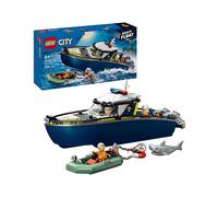 Lego Police Boat Chase Construction Game Blu Bambini