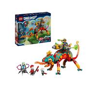 LEGO DREAMZzz 2 in 1 Il Camaleonte di Fuoco di Mateo - Animale Trasformabile in Aereo Giocattolo e Mech o in Guardiano - Costruzioni per Bambini da 7 Anni con 2 Minifigure - Idea Regalo - 71492