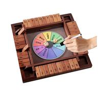 Giochi di Dadi per Bambini,Gioco da Tavolo con Dadi in Legno - Scacchi Numerici Educativi a Facce per Casa Famiglia Bar Viaggi Adulti e Bambini | Raduni Bar Donne Uomini Viaggi