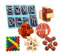 Giochi di Enigmi Mentali - Giocattolo Puzzle Intellettuale a Incastro,Stimola Giocattoli Intellettuali | Per Sviluppo Pratico Delle Abilità Crescita Logica Apprendimento Precoce Aula Scuola Casa Viagg