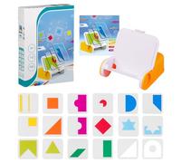 Giochi di Geometria Puzzle - Gioco da Tavolo con Modello Puzzle | Giocattolo Educativo Interattivo per Bambini Asilo Scuola Casa e Viaggi