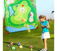 Giochi Di Golf Per Chip,Tappetino Da Golf Portatile Per Interni - Set Tappeto Putting Interattivo Educativo, Giocattoli All'aperto Per Allenamento E Vacanze Divertenti