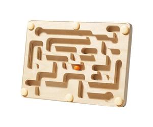 Giochi di Labirinto,Giocattolo Labirinto con Biglie di Legno - Il Gioco Di Puzzle Con Inclinazione - Attivita per Allenamento Mentale Gioco in Casa Scuola e Viaggio