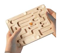 Giochi di Labirinto Giocattolo Puzzle in Legno con Biglie