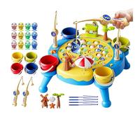 Giochi Di Magnetica - Giochi Da Tavolo Con Pesci Magnetici,Set Elettrico Rotante Per Bambini 3+ Anni Idee Regalo Natale Festa