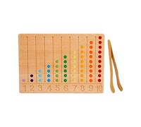 Giochi di matematica per asilo, giochi di motoria,Gioco da tavolo di perline, giocattolo versatile per il conteggio matematica - Giochi di conteggio compatti Gioco di riconoscimento