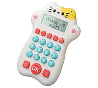 Giochi di matematica per bambini calcolatrice per bambini con oltre 6 milioni di domande pratiche schermo LCD gradevole alla vista bianco